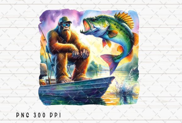 Bigfoot Fishing Bass Boat Lake Summer: A Designer's Deep Dive
