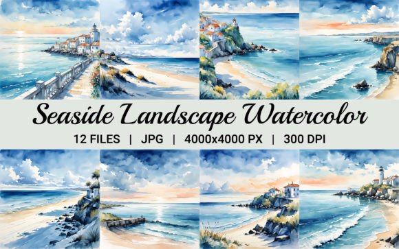 Bring Coastal Serenity to Your Designs with This Illustration