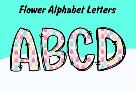 Bring Spring to Life with Rainbow Alphabet Doodle PNGs