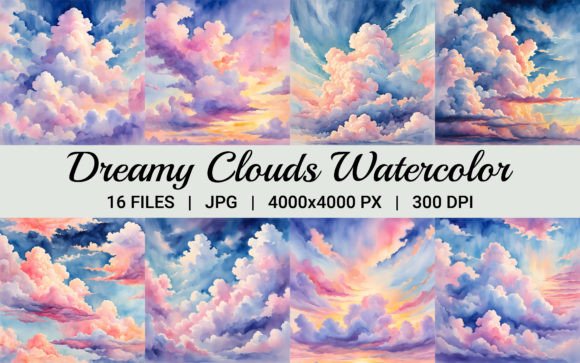Dreamy Fluffy Clouds Watercolor: A Designer's Guide