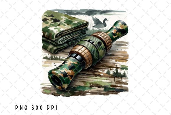Embrace the Hunt: Using Duck Call Camouflage Hunting Season PNG