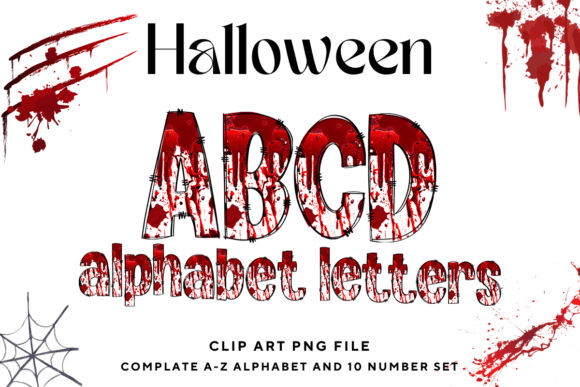 Halloween Doodle Alphabet Letters PNG_A: Unlock Spooky Design Potential