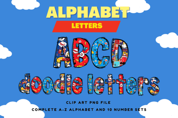 Hero Comic Doodle Alphabet Letters: A Playful Toolkit for Creative Projects