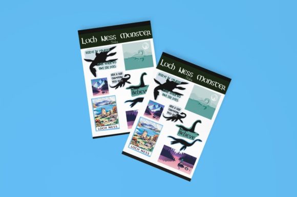 Nessie Loch Ness Monster 2021: Playful Cryptid Vectors