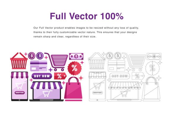 Online Shop Elements Illustration: Your Visual Commerce Toolkit