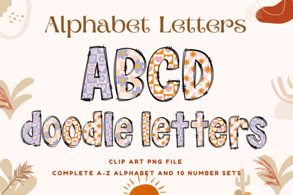 Retro Doodle Alphabet Vintage Letters_6: A Creative Toolkit
