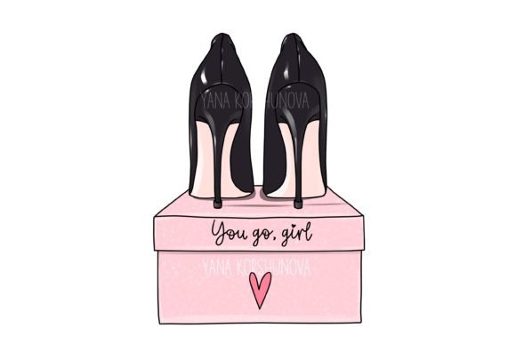 Shoes Clipart & Fashion Planner Clipart: Your Go-To Design Asset