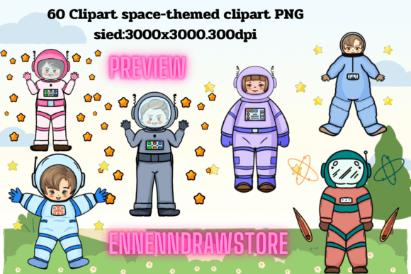 Space-Themed Clipart PNGs: Fuel Your Creative Universe