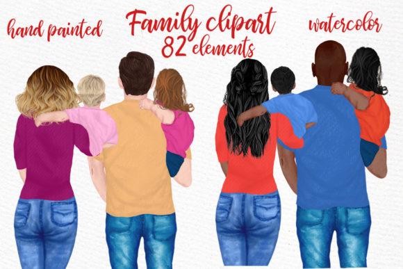 Warmth and Authenticity: The Family Clipart Mothers Day Cipart Collection