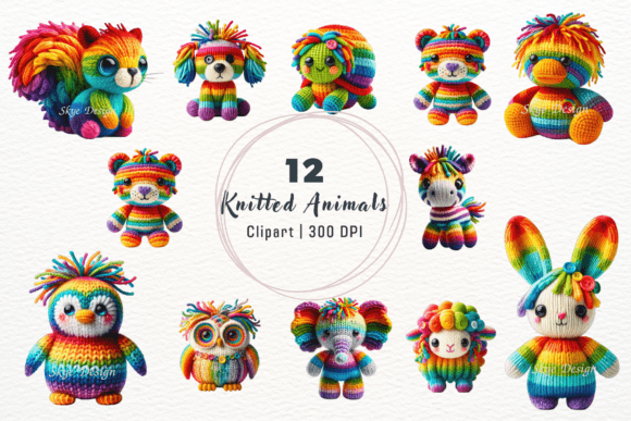 Watercolor Knitted Cute Animals Clipart: A Designer's Guide