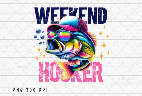 Weekend Hooker Colorful Bass Fishing: A Vibrant Asset for Creators